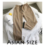Privathinker Men Women Korean Black Plaid Casual Pants 2020 Mens Streetwear Harem Pants Male Checkered Trousers Plus Size