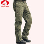 Men's Cargo Pants Army Military Style Tactical Pants Male Camo Jogger Plus Size Cotton Many Pocket Men Camouflage Black Trousers