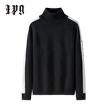 Ipg New Fashion Trend Men Sweater Japanese-style Harajuku Turtleneck Men's Autumn Winter Pullover Casual Sweaters Mens Clothing